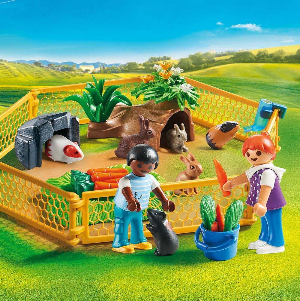 playmobil farm animal pen