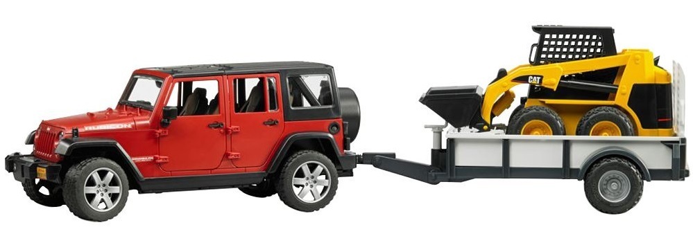 bruder jeep with trailer