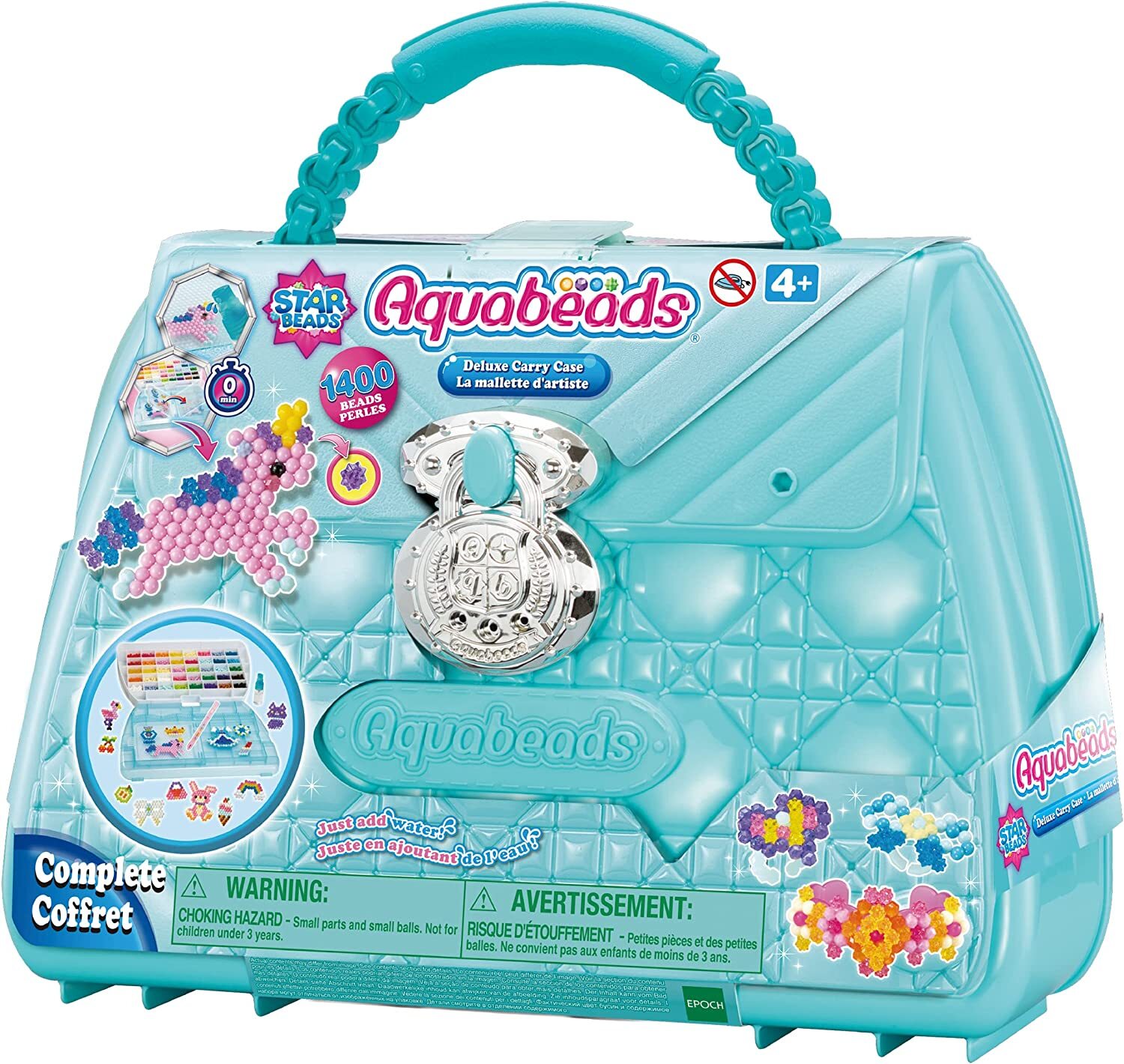 Aquabeads Enchanted World Complete Arts & Crafts Bead Kit fot Children-  Over 1,000 Beads & Display Stand