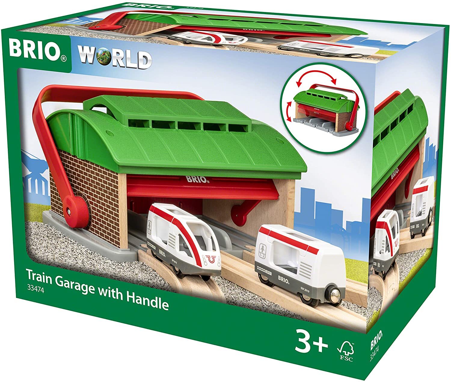 train garage brio