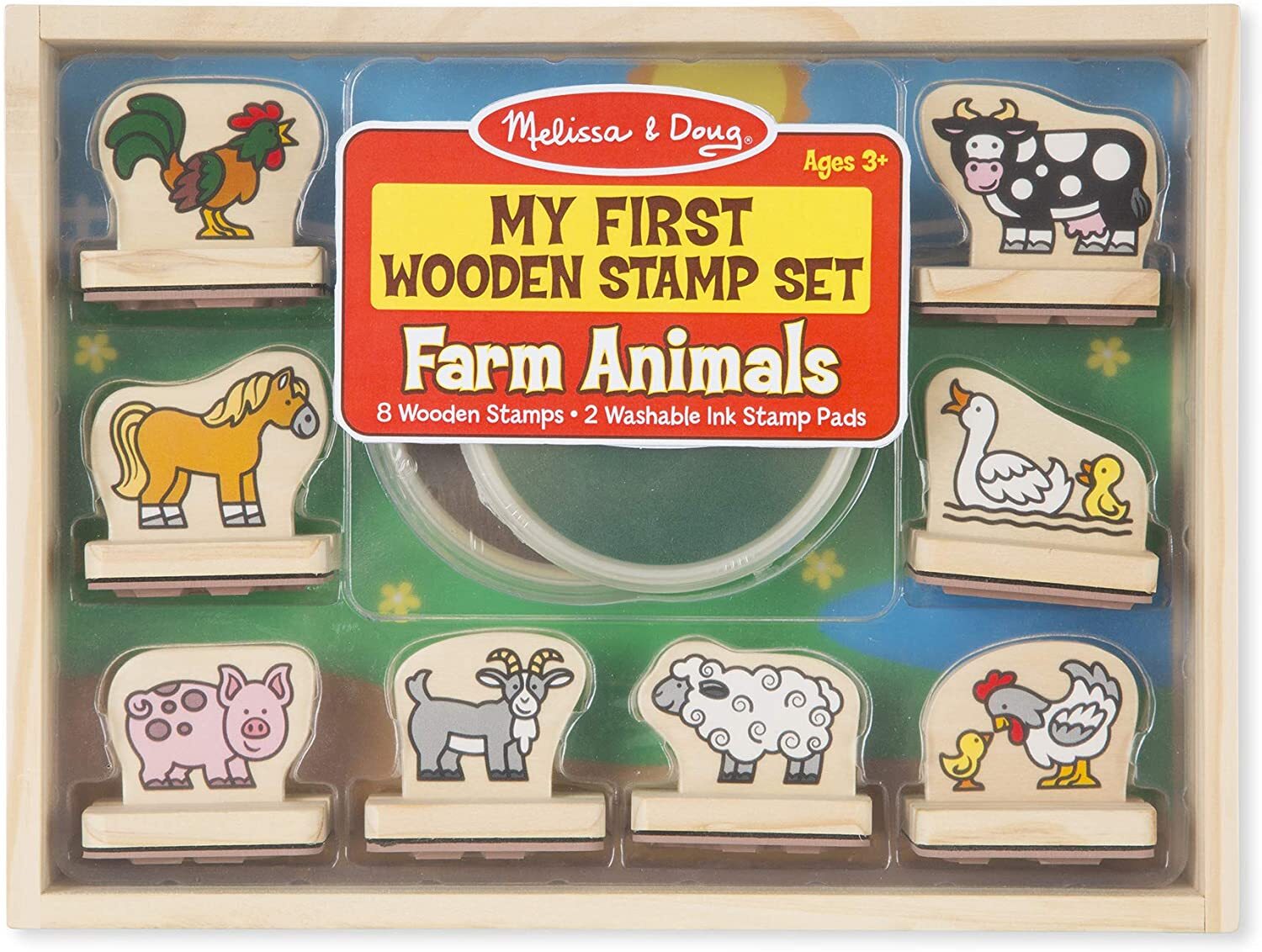 melissa and doug deluxe animal stamp set