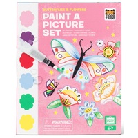 Tiger Tribe - Paint-a-Picture Set - Butterflies & Flowers