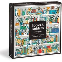 Galison - Books and Ladders Classic Board Game