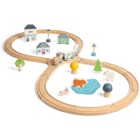 Bigjigs - Woodland Animal Train Set