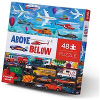 Crocodile Creek - Above & Below Things - That Go Puzzle 48pc (DAMAGED BOX)