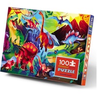 Crocodile Creek - Dinosaur World Holographic Puzzle 100pc