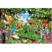 Clementoni - Fantastic Forest Puzzle 2000pc (DAMAGED BOX)