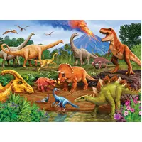 Cobble Hill - Dinos Family Puzzle 350pc