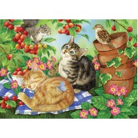 Cobble Hill - Under the Cherry Tree Family Puzzle 350pc