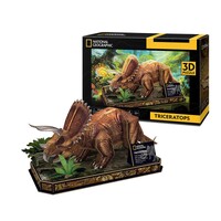 National Geographic - Triceratops 3D Puzzle 44pc  (DAMAGED BOX)