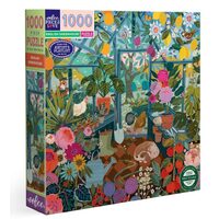 eeBoo - English Greenhouse Puzzle 1000pc