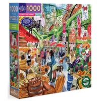 eeBoo - London Market Puzzle 1000pc