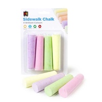 EC - Sidewalk Chalk Fluorescent (pack of 4) (BROKEN CHALK)