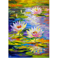 Enjoy - Water Lilies in the Pond Puzzle 1000pc