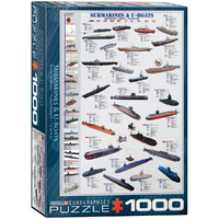 Eurographics - Submarines & U-Boats Puzzle 1000pc