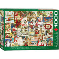 Eurographics - Vintage Christmas Cards Puzzle 1000pc