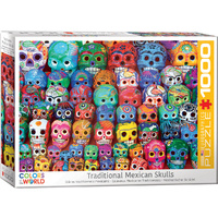 Eurographics - Traditional Mexican Skulls Puzzle 1000pc