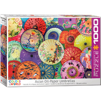 Eurographics - Asian Oil Paper Umbrellas Puzzle 1000pc