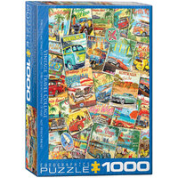 Eurographics - Vintage Travel Collage Puzzle 1000pc