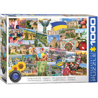 Eurographics - Ukraine Globetrotter Puzzle 1000pc