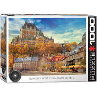 Eurographics - Quartier Petit Champlain, Quebec Puzzle 1000pc