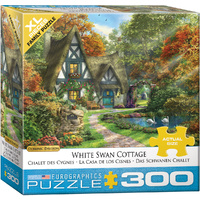 Eurographics - White Swan Cottage Large Piece Puzzle 300pc