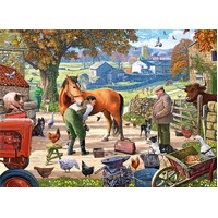 Gibsons - Farrier On The Farm Large Piece Puzzle 250pc