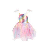 Great Pretenders - Rainbow Fairy Dress with Wings - Size 3-4