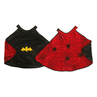 Great Pretenders - Reversible Spider & Bat Cape with Mask - Size 4-6