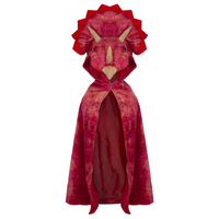 Great Pretenders - Red Triceratops Hooded Cape - Size 4-5