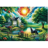 JaCaRou - Majestic Black Beauty Puzzle 1000pc