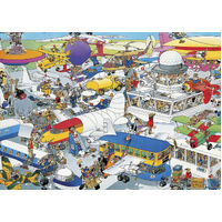 Jumbo - Jan Van Haasteren Busy Airport Puzzle 1000pc