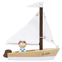 Le Toy Van - Wooden Sailing Boat & Captain (DAMAGED BOX)