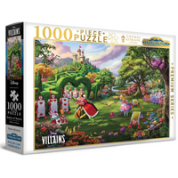 Harlington - Thomas Kinkade Disney Villains - Queen of Hearts Puzzle 1000pc