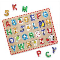 Melissa & Doug - See-Inside Alphabet Peg Puzzle