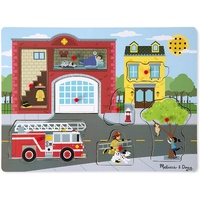 Melissa & Doug - Fire Station Sound Puzzle 8pc