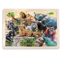 Fun Factory - Wild Animals Puzzle 48pc