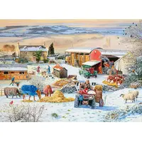 Ravensburger - Winter on the Farm Puzzle 1000pc