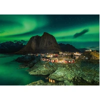 Ravensburger - Northern Lights Over Hamnoy, Norway Puzzle 1000pc