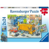 Ravensburger - Working Trucks Puzzle 2x24pc