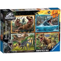 Ravensburger - Jurassic World Bumper Puzzle Pack 4x100pc