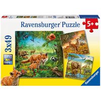 Ravensburger - Animals of the Earth Puzzle 3x49pc