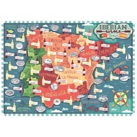 Ravensburger - Map of Iberia - Wines Puzzle 1000pc