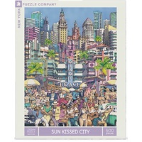 New York Puzzle Company - Sunkissed City Puzzle 500pc