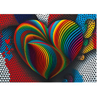 Yazz - Rainbow Heart Puzzle 1000pc