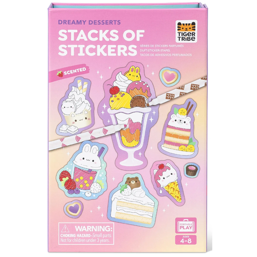 Tiger Tribe - Scented Stacks Of Stickers - Dreamy Desserts