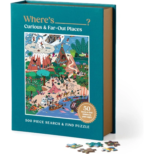 Galison - Where's? Curious and Far Out Places Puzzle 500pc