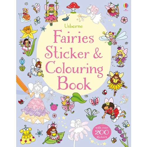 Buy Usborne Fairies Sticker & Colouring Book