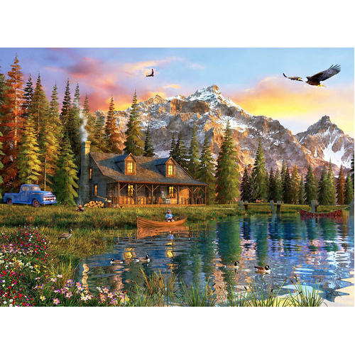 Anatolian - Old Log Cabin Puzzle 2000pc