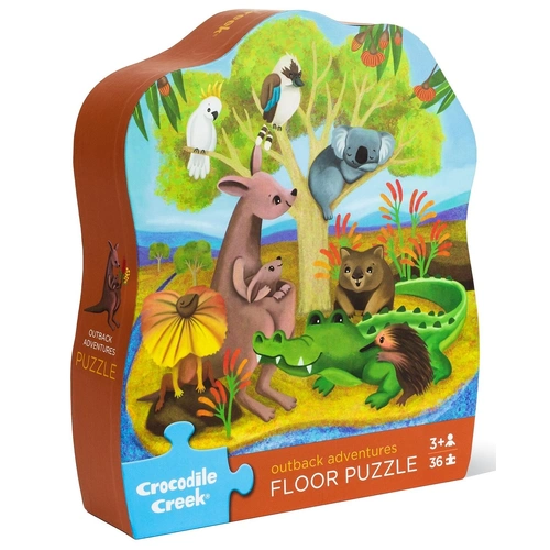 Crocodile Creek - Outback Adventures Floor Puzzle 36pc